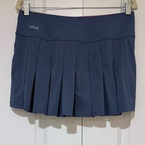 Bolle Tennis Golf Pickleball Skirt with shorts sz M Blue/Gray